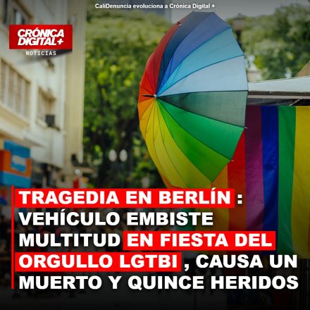 Ataque en Berlín: Vehículo embiste multitud en Orgullo LGTBI; un muerto