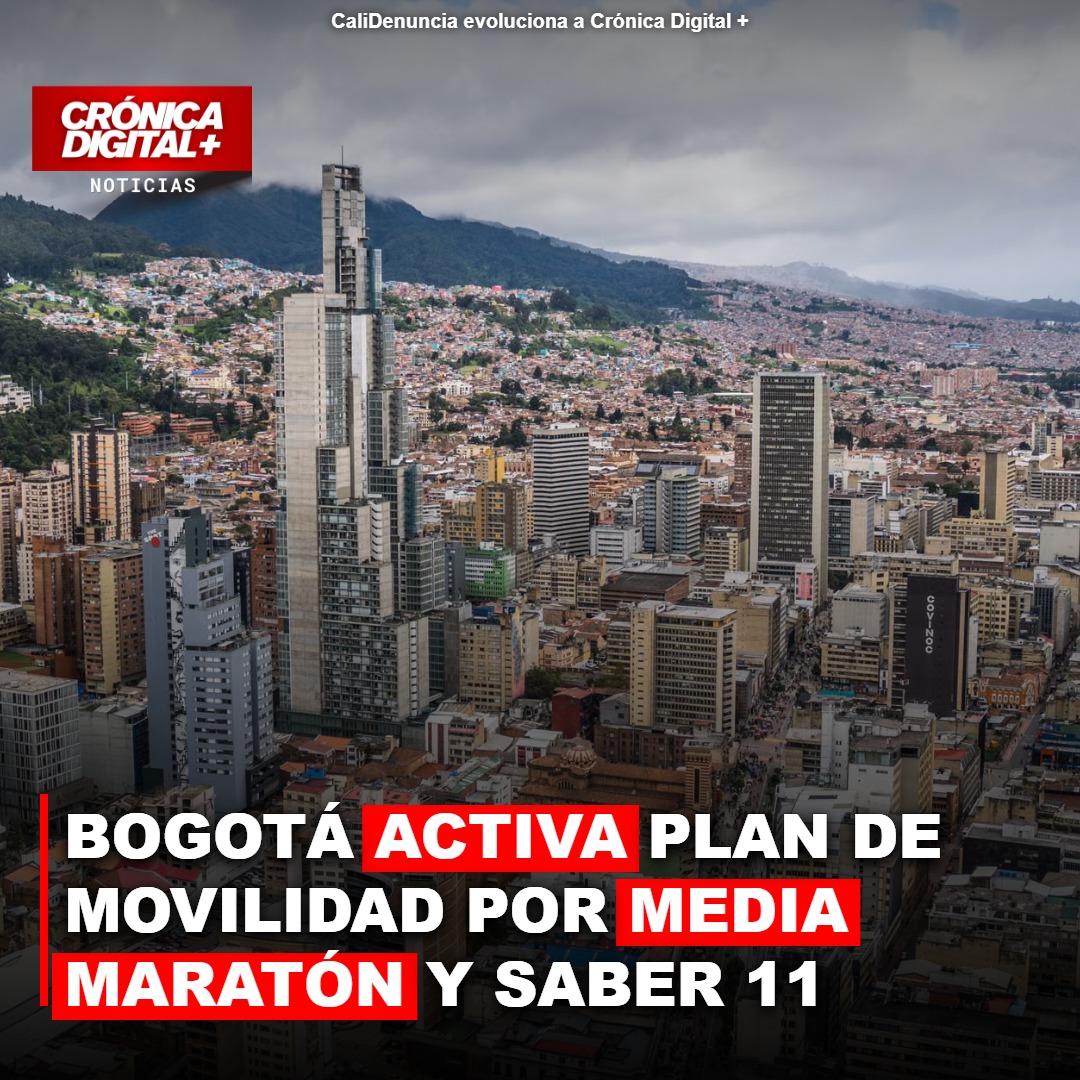 Bogotá: Operativo de Movilidad Conjunto por Maratón y Pruebas Saber 11