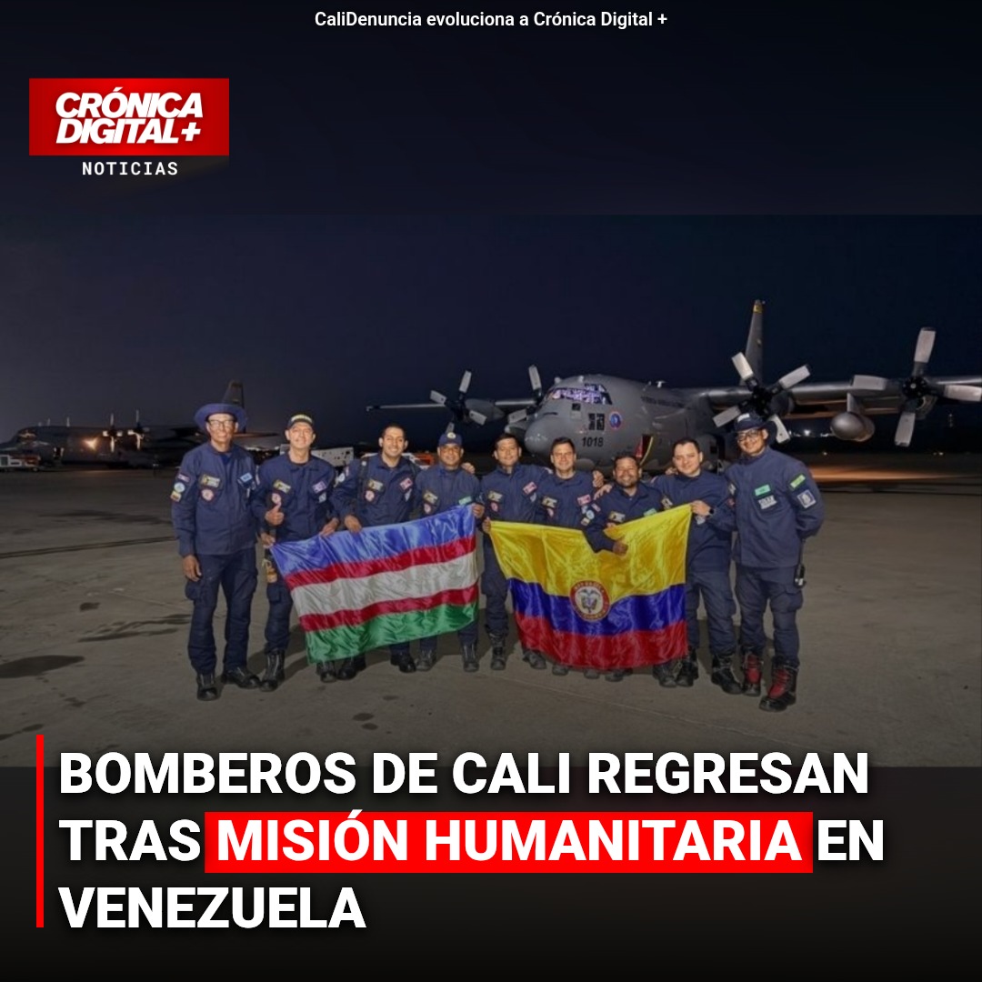Bomberos de Cali regresan de misión humanitaria en Venezuela