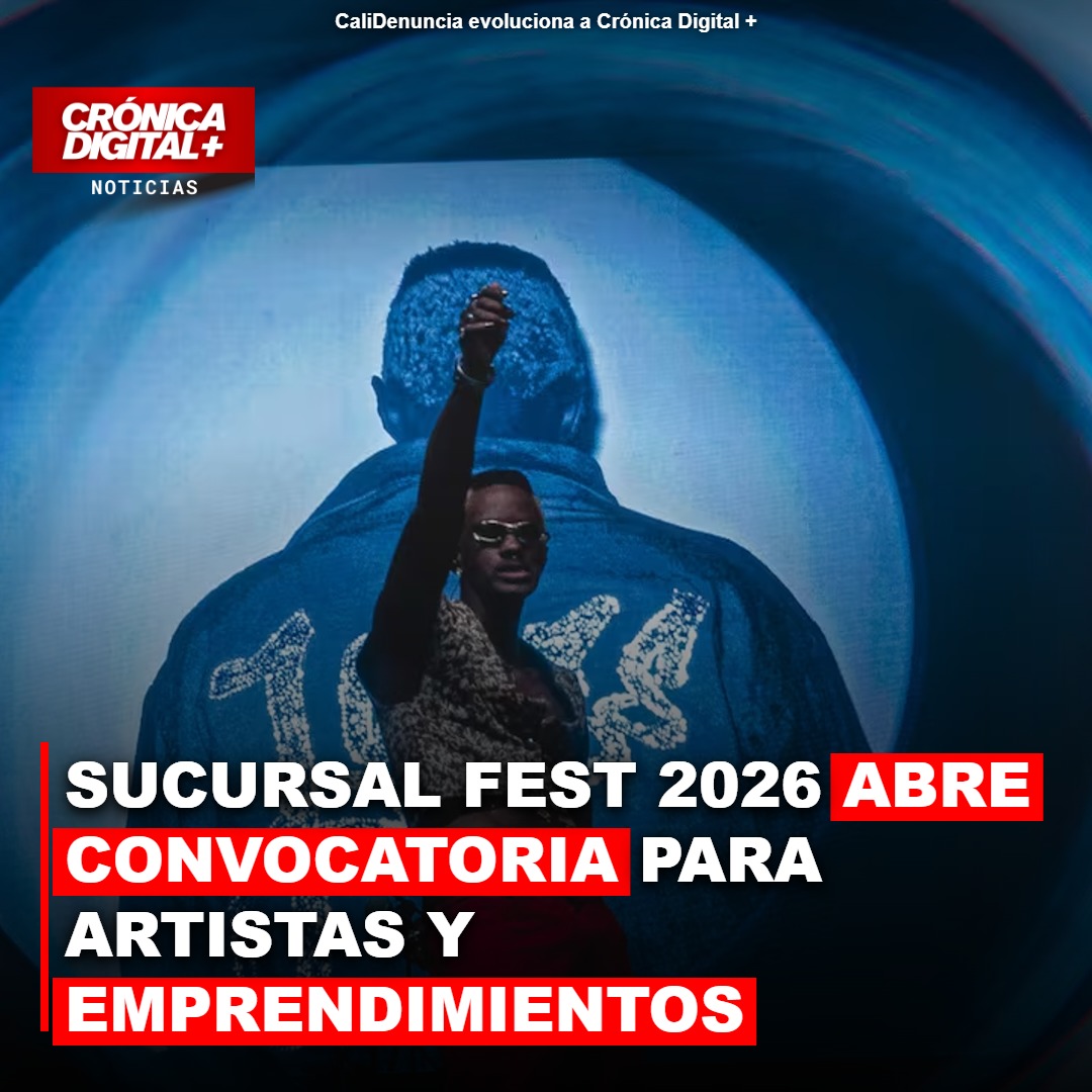 Cali activa Sucursal Fest 2026: Abre convocatoria para artistas y creadores