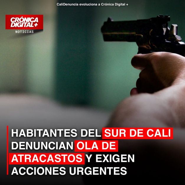 Cali: Inseguridad Recrudece en el Sur; Vecinos Exigen Respuestas