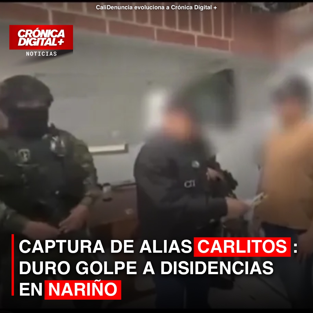 Capturan en Putumayo a ‘Carlitos’, jefe disidente del Frente 57 ‘Yair Bermúdez’