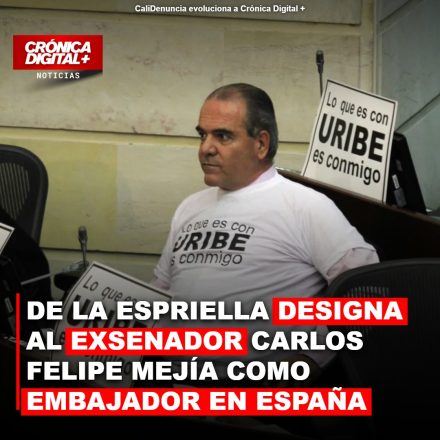 Carlos Felipe Mejía: Embajador en España bajo Gobierno De La Espriella