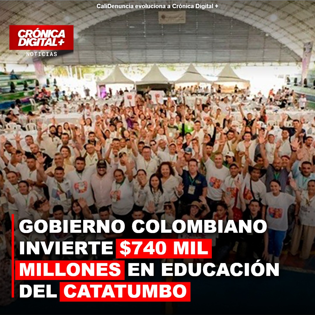 Catatumbo recibe $740 mil millones para transformar su educación