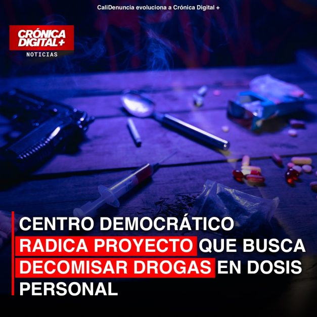 Centro Democrático impulsa decomiso de dosis personal en espacios públicos