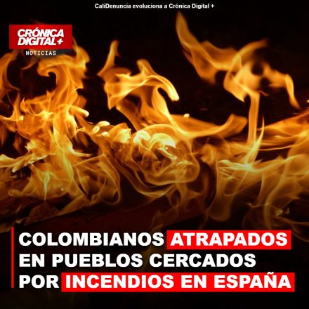 Cientos de colombianos afrontan incendios forestales en Madrid