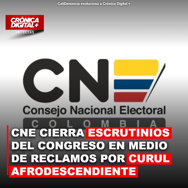 CNE CIERRA ESCRUTINIOS DEL CONGRESO EN MEDIO DE RECLAMOS POR CURUL AFRODESCENDIENTE