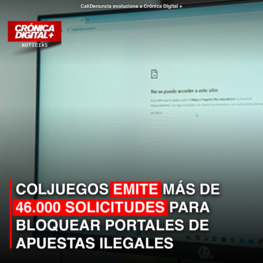 Coljuegos dispara bloqueo de sitios de apuestas ilegales: más de 46.000 solicitudes