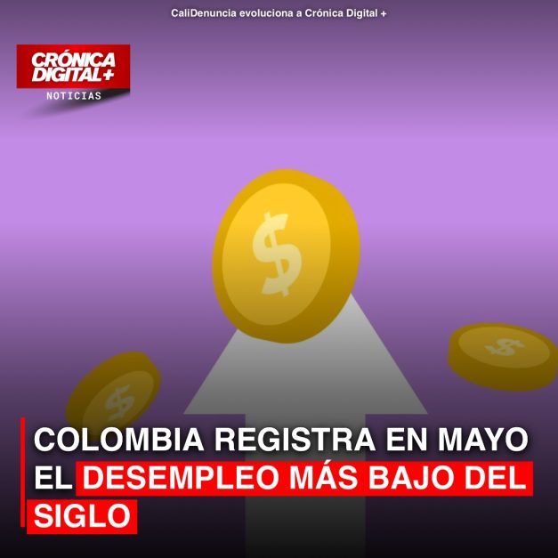 Colombia Alcanza Tasa de Desempleo Mínima Histórica en Mayo