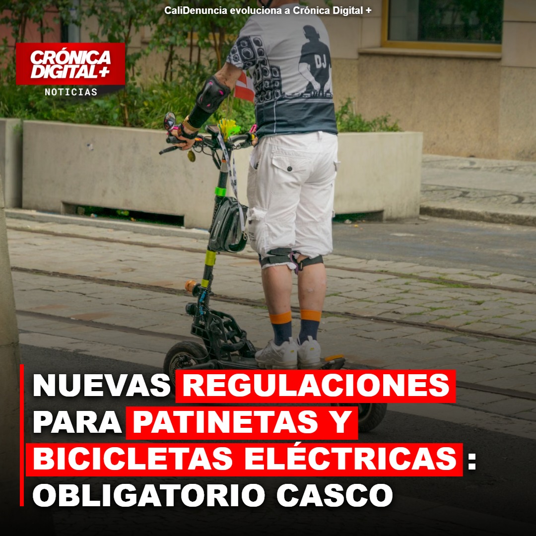 Colombia endurece normas para patinetas y bicicletas eléctricas desde 2027