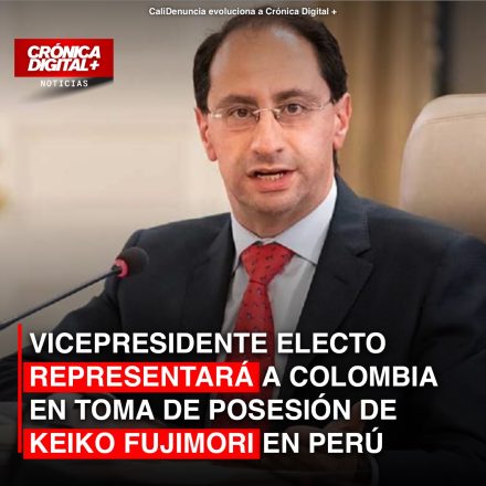 Colombia envía delegación de alto nivel a investidura de Keiko Fujimori