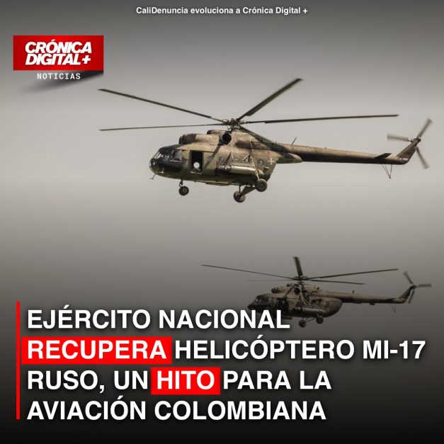Colombia recupera MI-17 ruso sin ayuda externa: un hito para su aviación