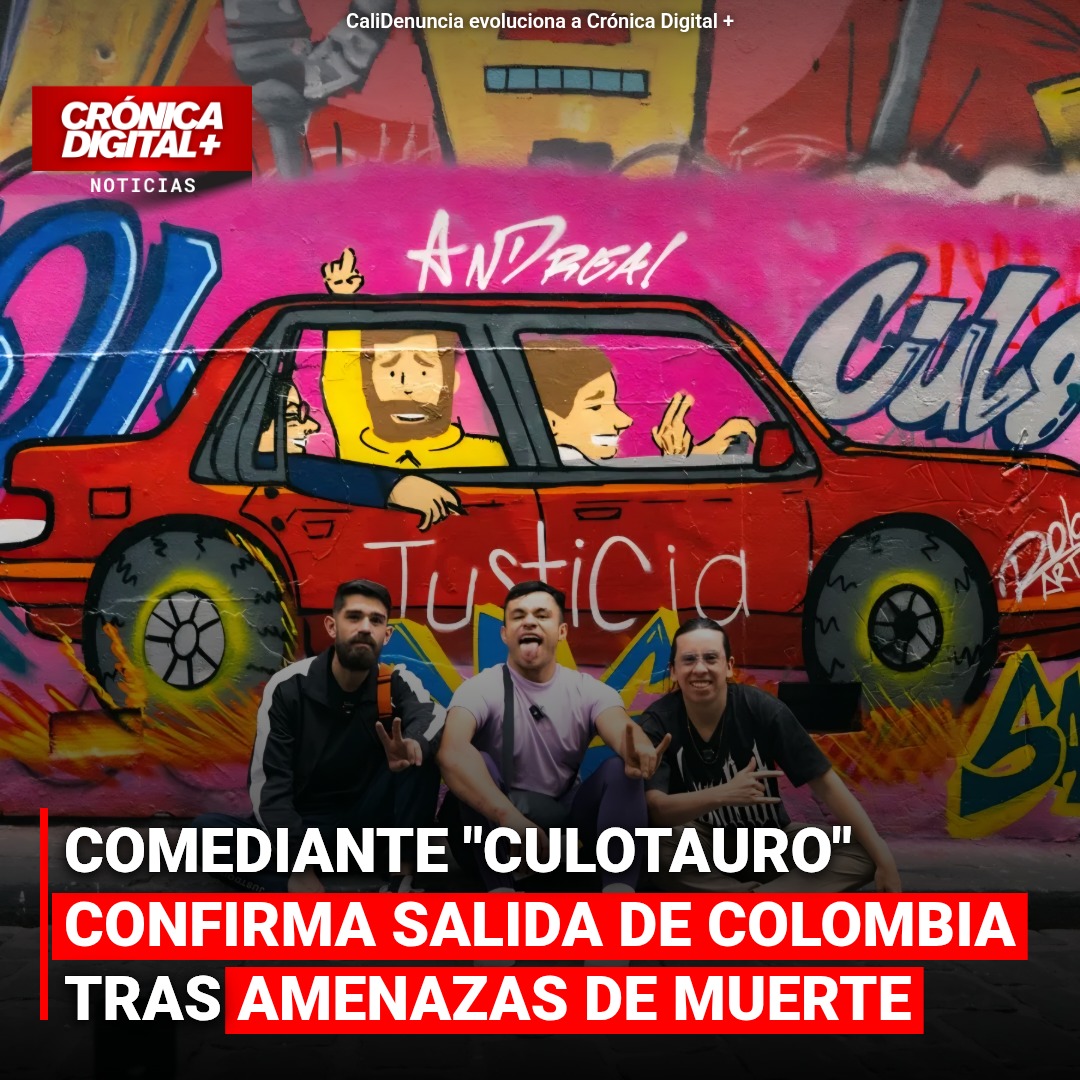 Comediante Culotauro abandona Colombia tras amenazas de muerte
