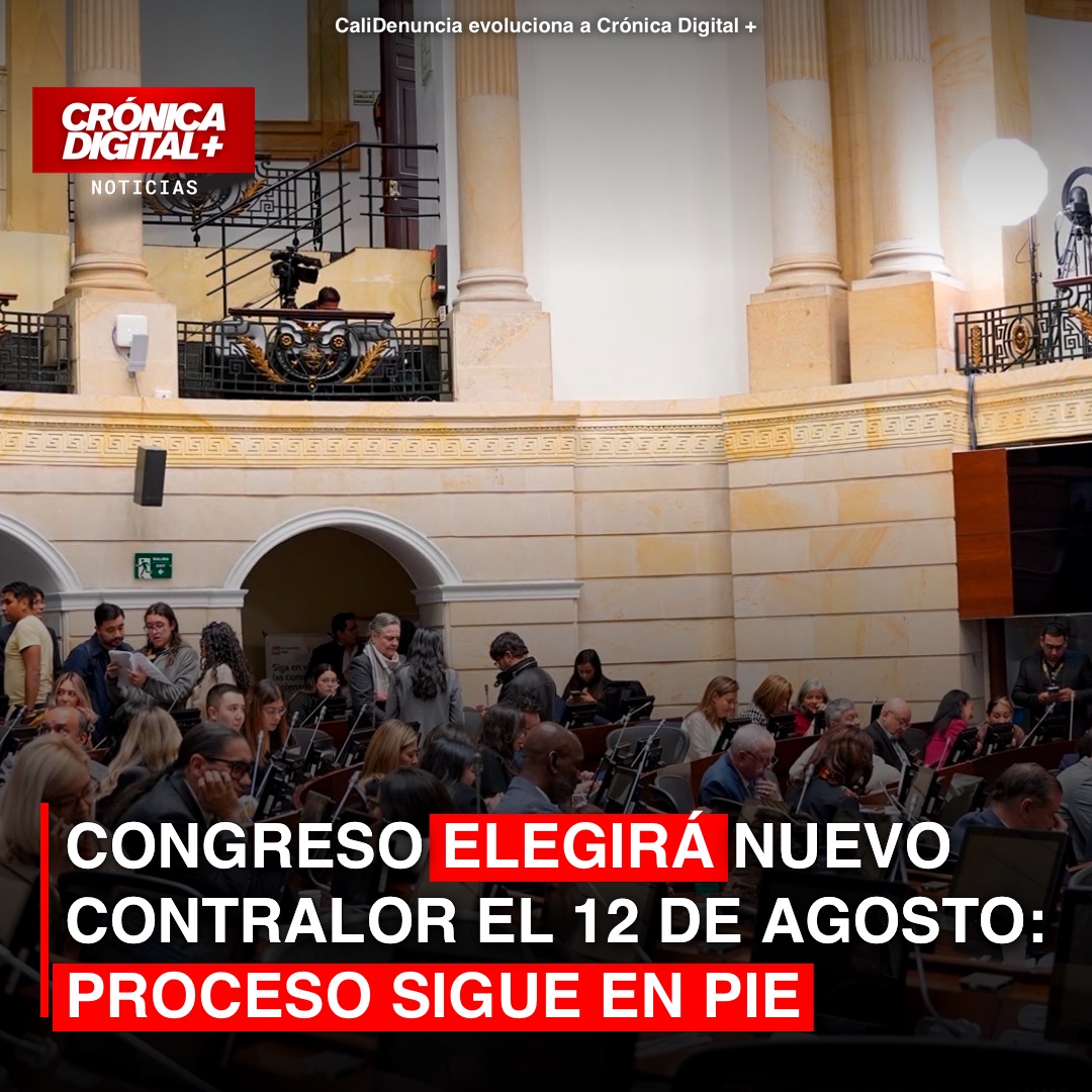 Congreso elige Contralor el 12 de agosto, sin freno judicial