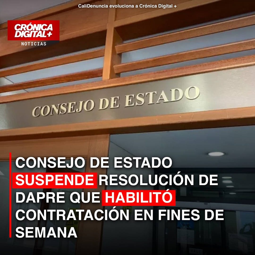 Consejo de Estado Frena Contratación Estatal en Fines de Semana