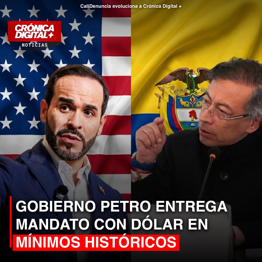 Dólar colombiano alcanza mínimos históricos: impacto en fin de mandato Petro