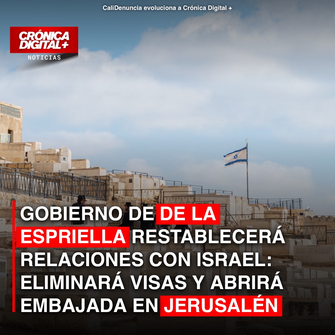 De la Espriella: giro en política exterior hacia Israel con embajada en Jerusalén