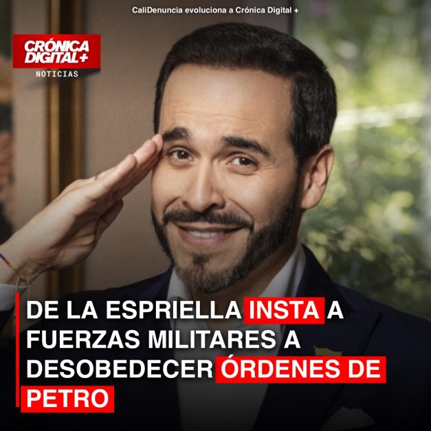 De La Espriella insta a Fuerzas Militares a desobedecer órdenes inconstitucionales