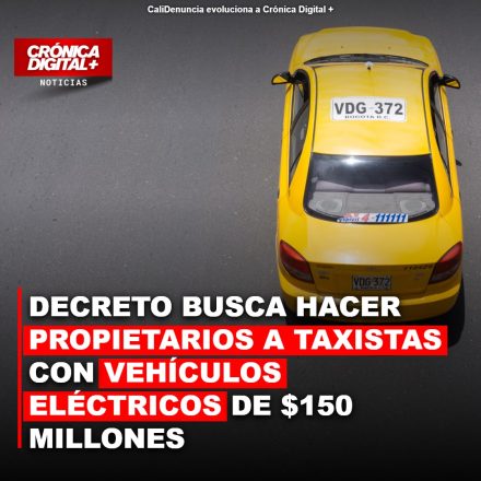 Decreto de taxis eléctricos genera controversia en el gremio colombiano