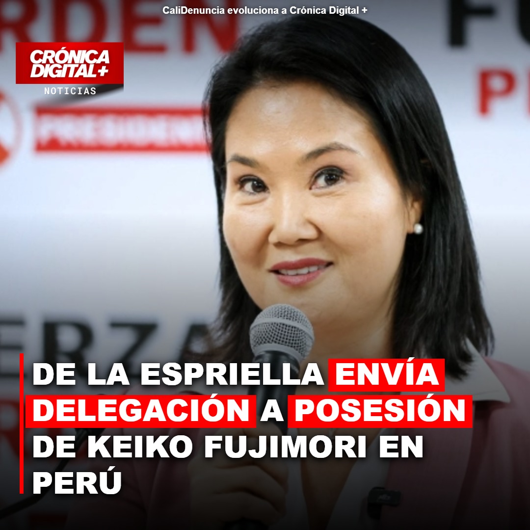Delegación colombiana asistirá a posesión de Keiko Fujimori en Perú