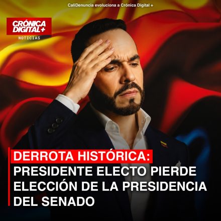 Derrota histórica: presidente electo pierde elección de la Presidencia del Senado