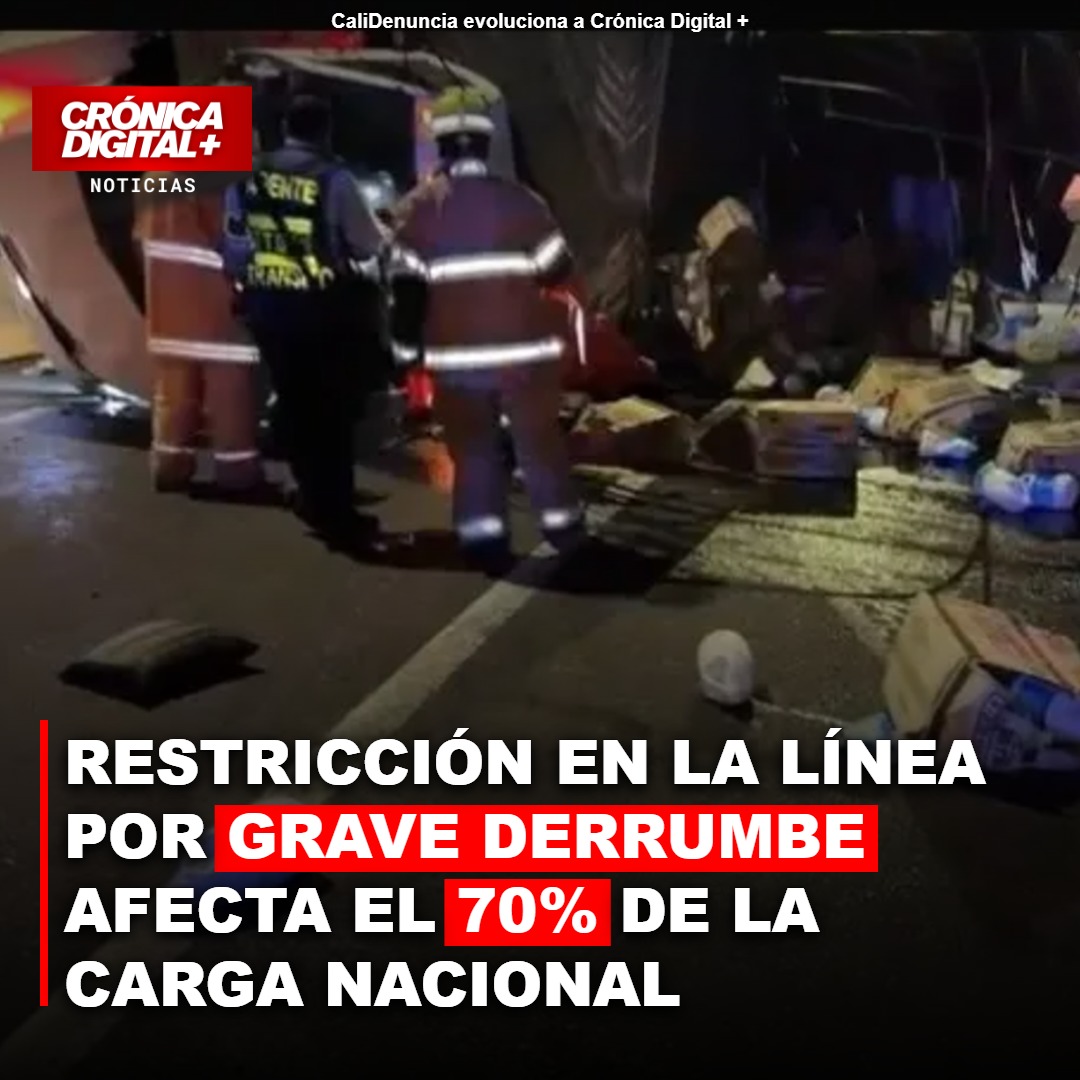 Derrumbe en La Línea: Restricción Vehicular Impacta 70% de Carga Nacional