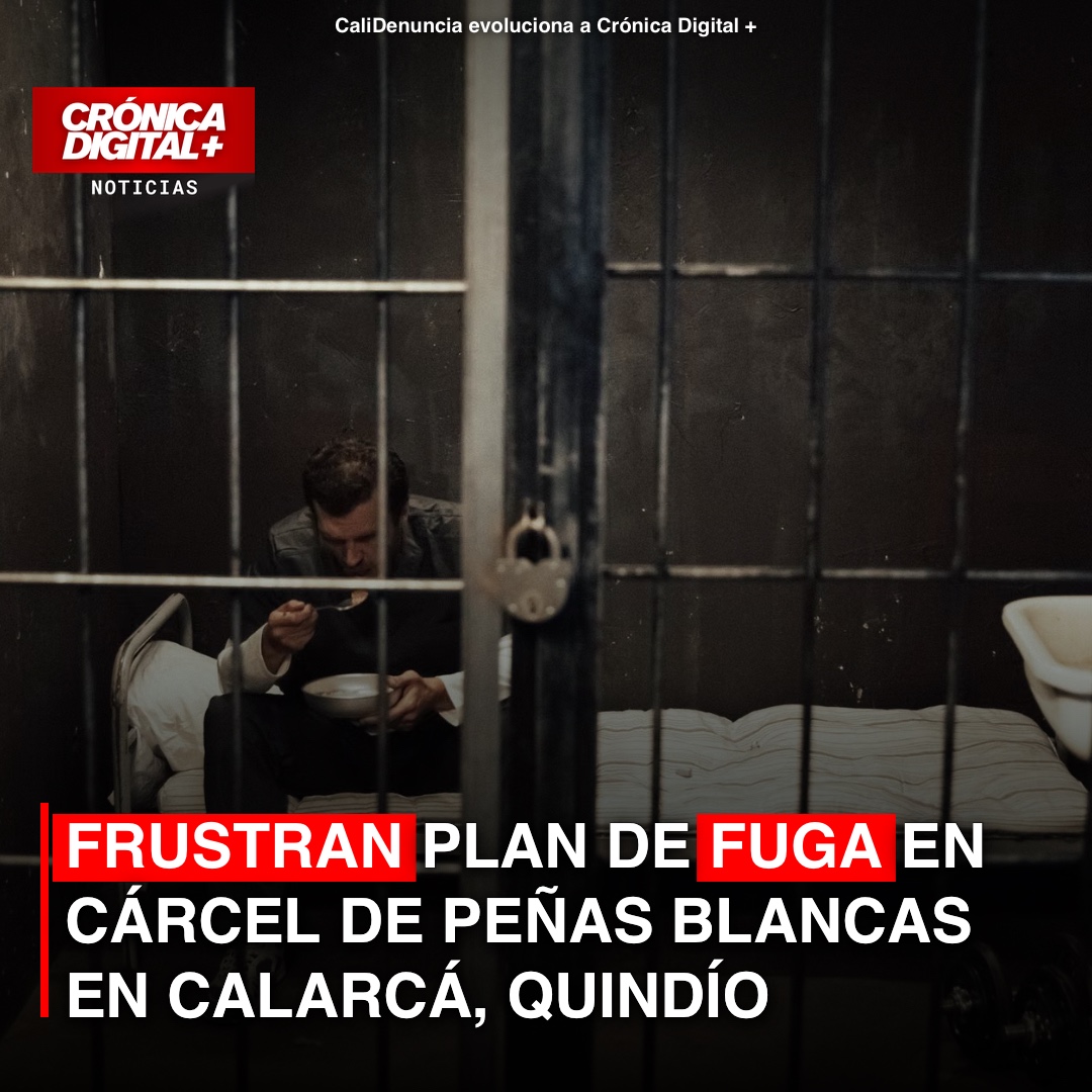 Descubren Túnel de Fuga en Cárcel de Calarcá, Quindío