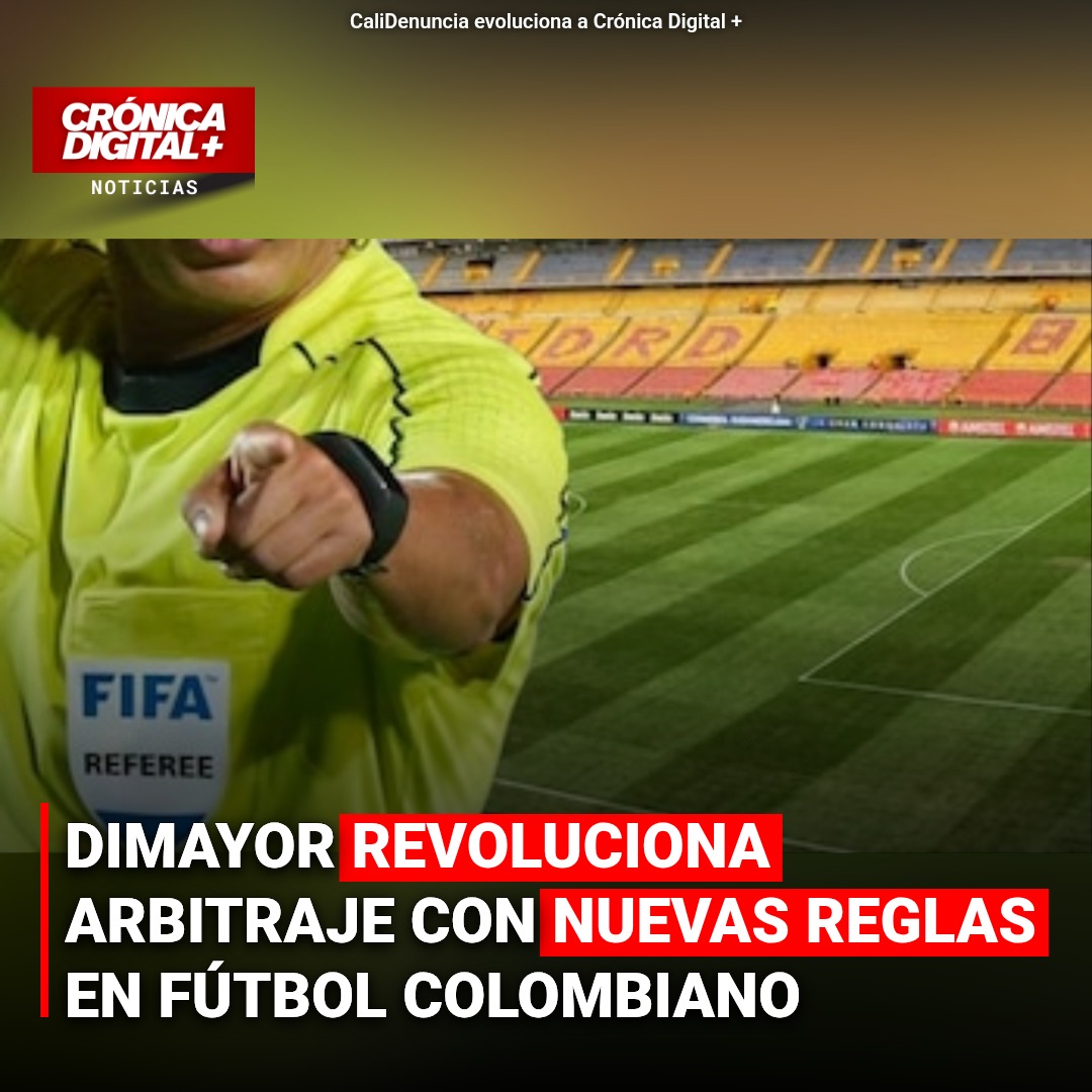 Dimayor renueva el arbitraje en el fútbol colombiano con cambios clave