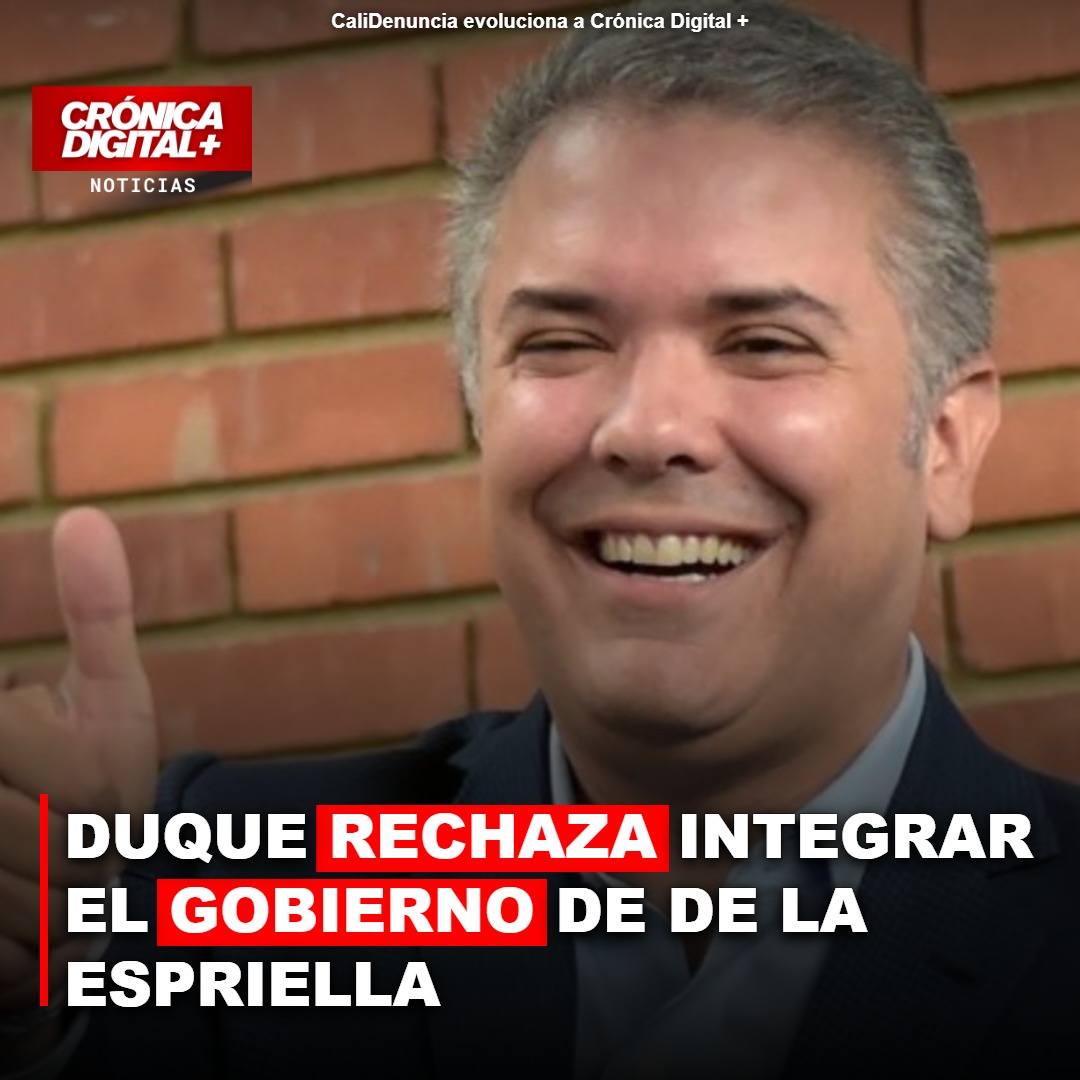 Duque desmiente rol en gobierno de De la Espriella: no asumirá cargos
