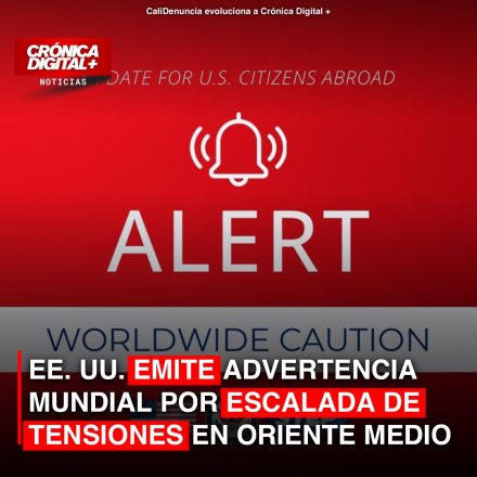 EE. UU. Alerta Global: Tensión en Oriente Medio Impacta Viajes Mundiales