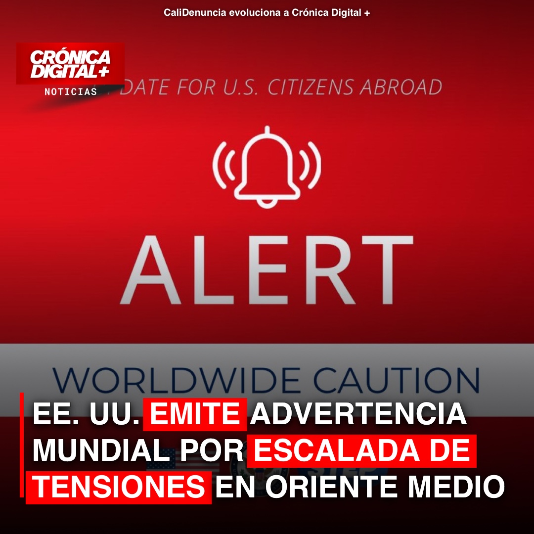 EE. UU. Alerta Global: Tensión en Oriente Medio Impacta Viajes Mundiales