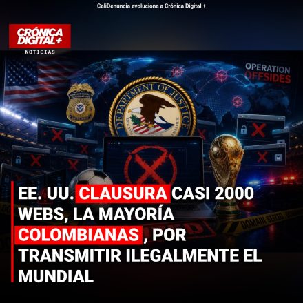 EE. UU. clausura 2000 webs, la mayoría colombianas, por piratería del Mundial