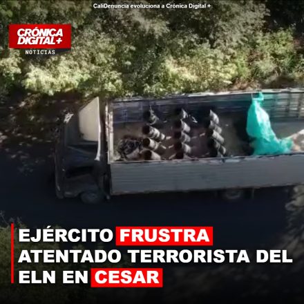Ejército desactiva vehículo con explosivos del ELN en Cesar