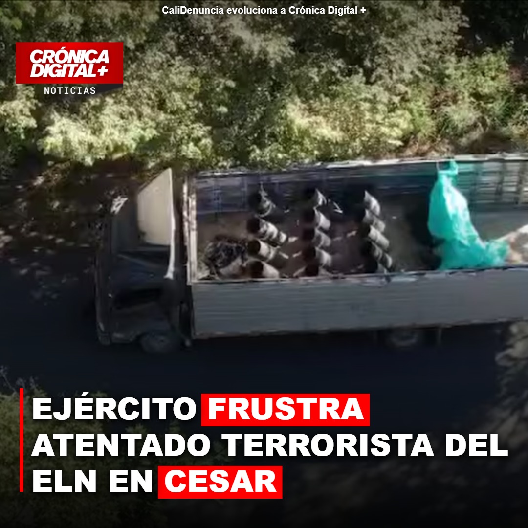 Ejército desactiva vehículo con explosivos del ELN en Cesar