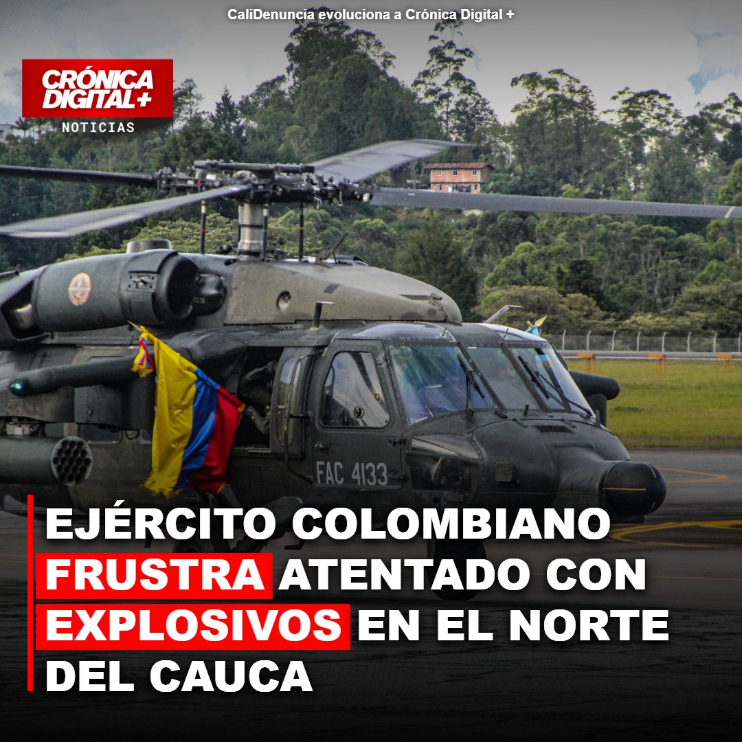 Ejército desarticula atentado con explosivos de disidencias en vía del Cauca