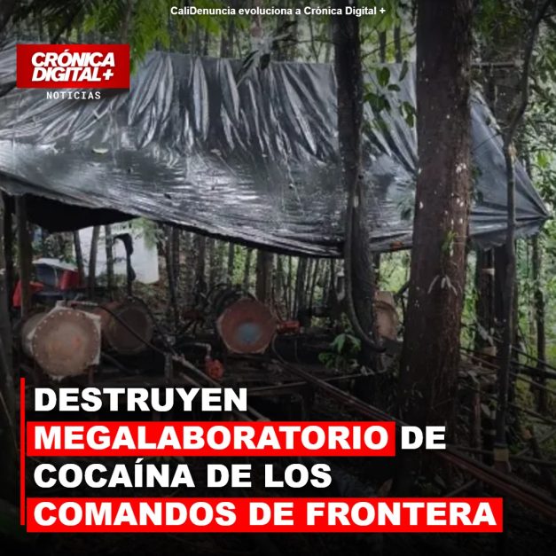 Ejército neutraliza laboratorio de cocaína de Comandos de Frontera en Putumayo