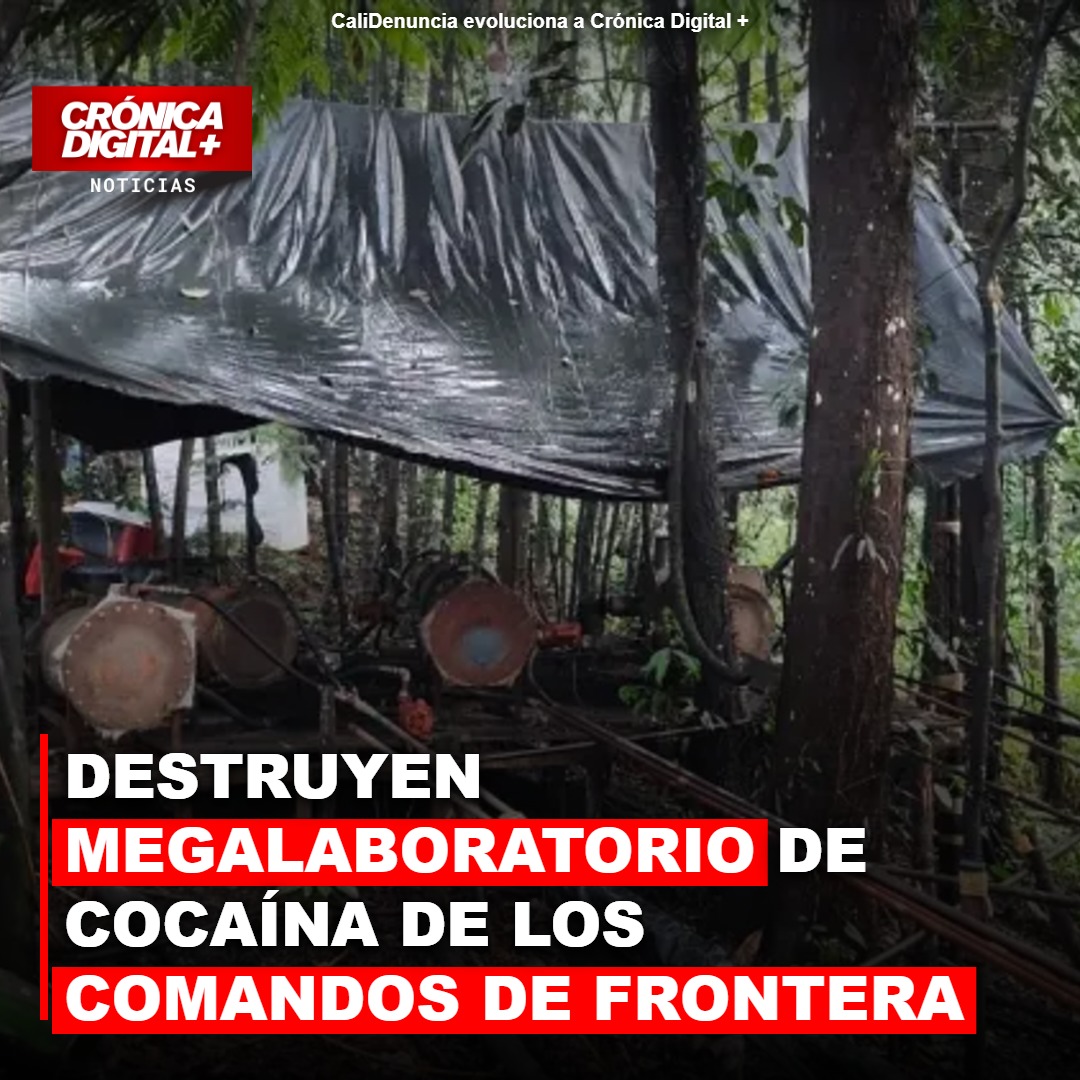 Ejército neutraliza laboratorio de cocaína de Comandos de Frontera en Putumayo