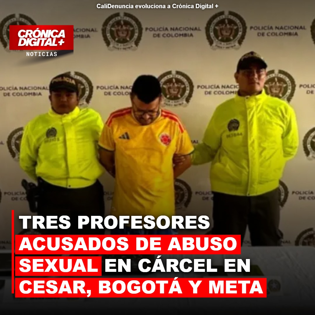 Envían a prisión a tres profesores por abuso sexual infantil en Cesar, Bogotá y Meta