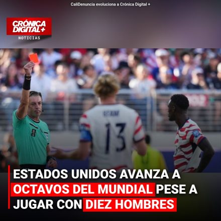 Estados Unidos: heroica clasificación a octavos del Mundial con diez hombres