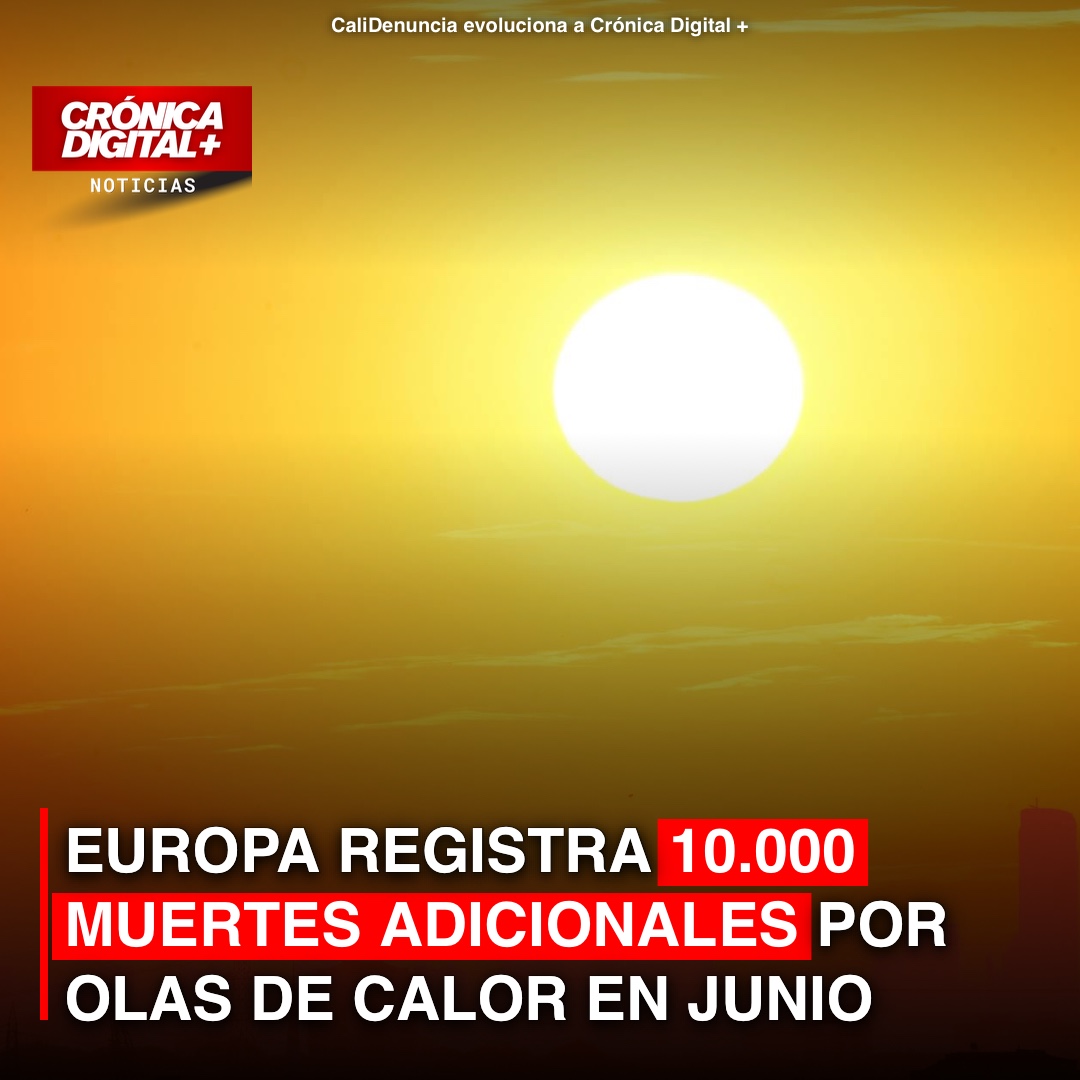 Europa enfrenta crisis: más de 10.000 muertes por calor en junio