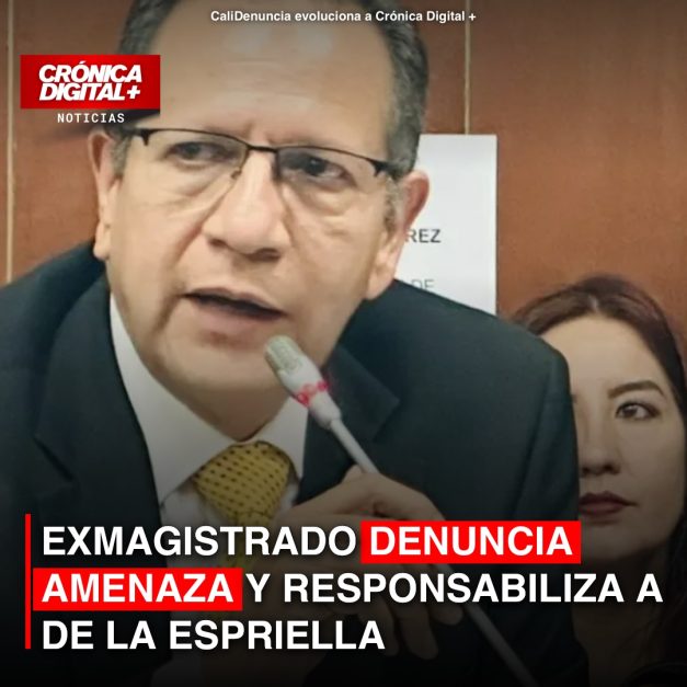 Exmagistrado CNE denuncia amenaza con bala y texto de Jaime Garzón
