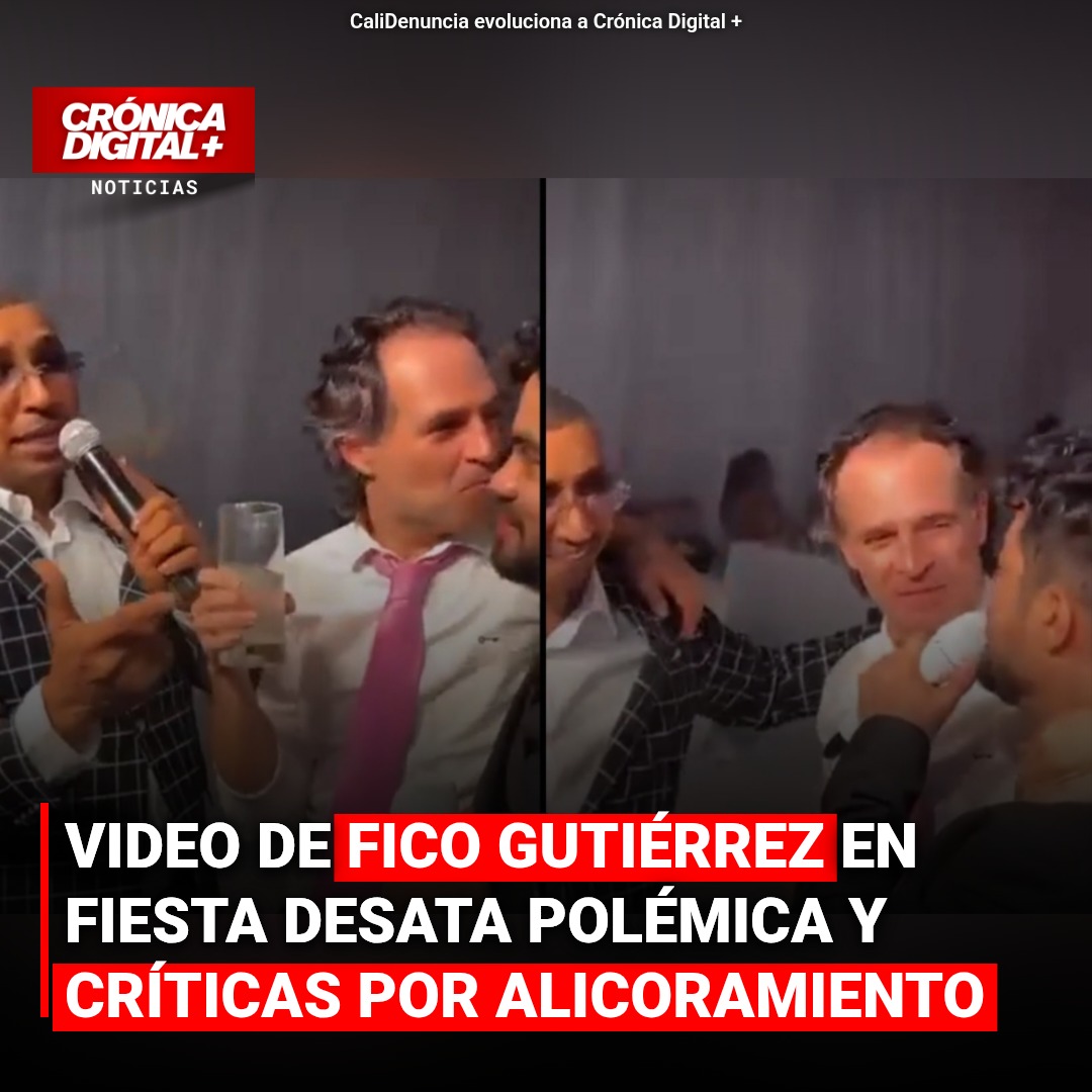 Fico Gutiérrez: Video viral de fiesta abre debate sobre el doble estándar político