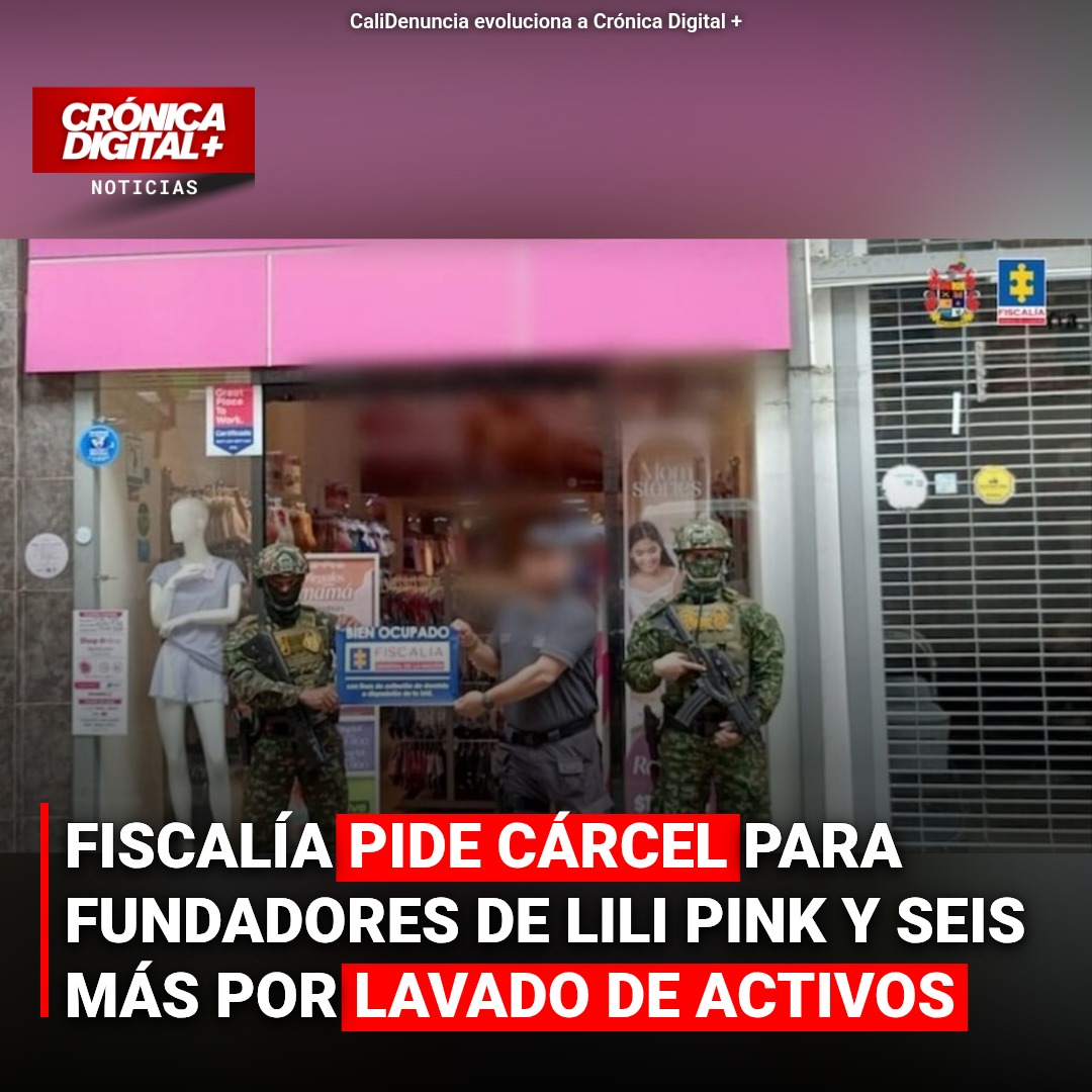 Fiscalía solicita cárcel para fundadores de Lili Pink por lavado de activos