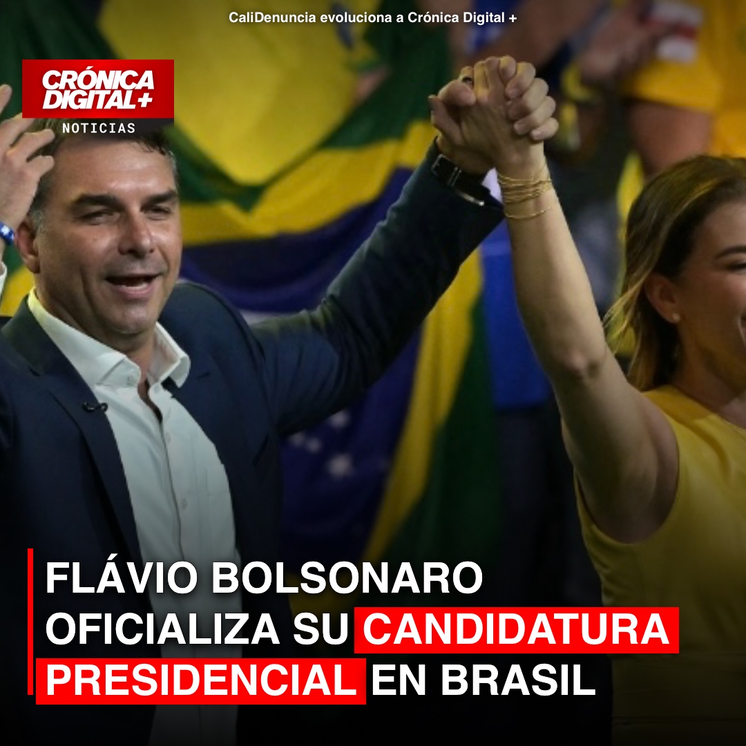 Flávio Bolsonaro consolida candidatura presidencial en Brasil con apoyo clave