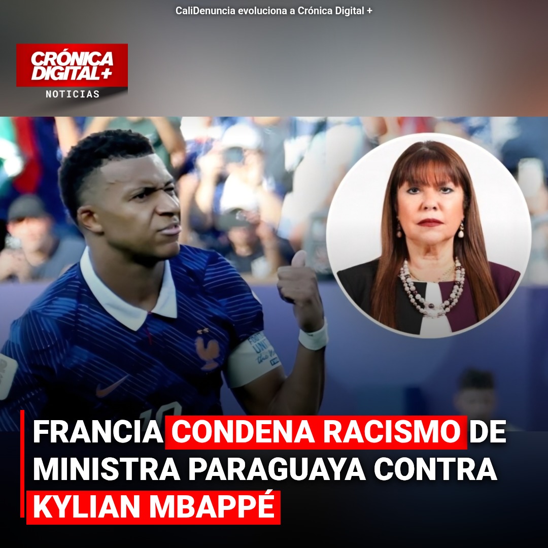 Francia condena fuertemente racismo de senadora paraguaya contra Mbappé