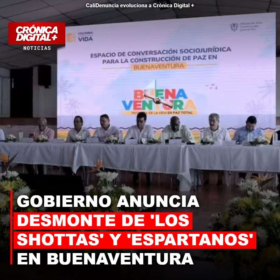 Gobierno Avanza Hacia Desmonte de ‘Shottas’ y ‘Espartanos’ en Buenaventura