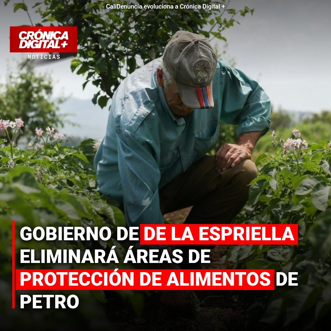 Gobierno De la Espriella derogará Áreas de Protección de Alimentos de Petro