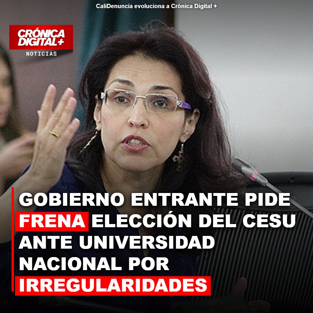 Gobierno entrante objeta elección de representante del CESU en Unal