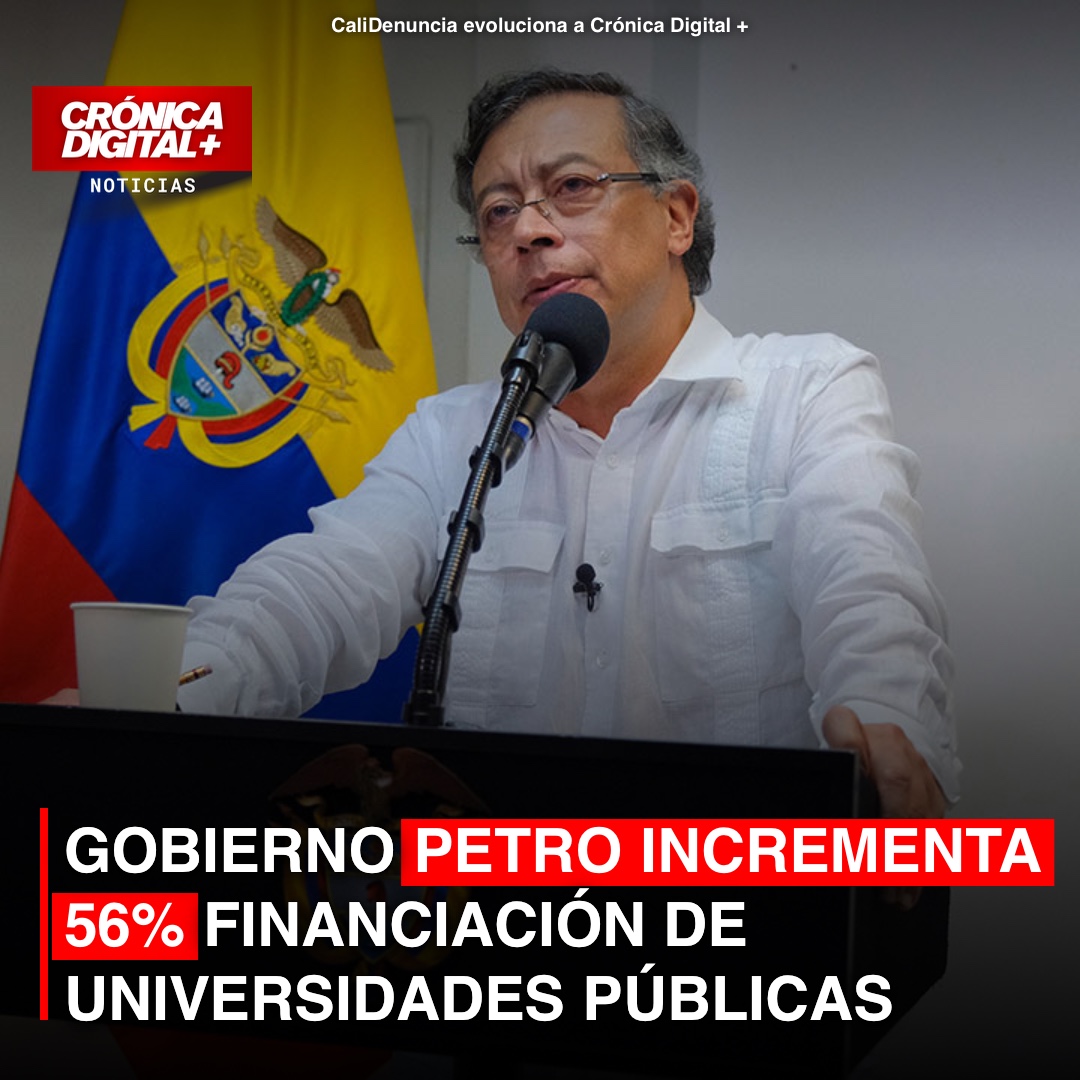 Gobierno Petro eleva 56% financiación a universidades públicas
