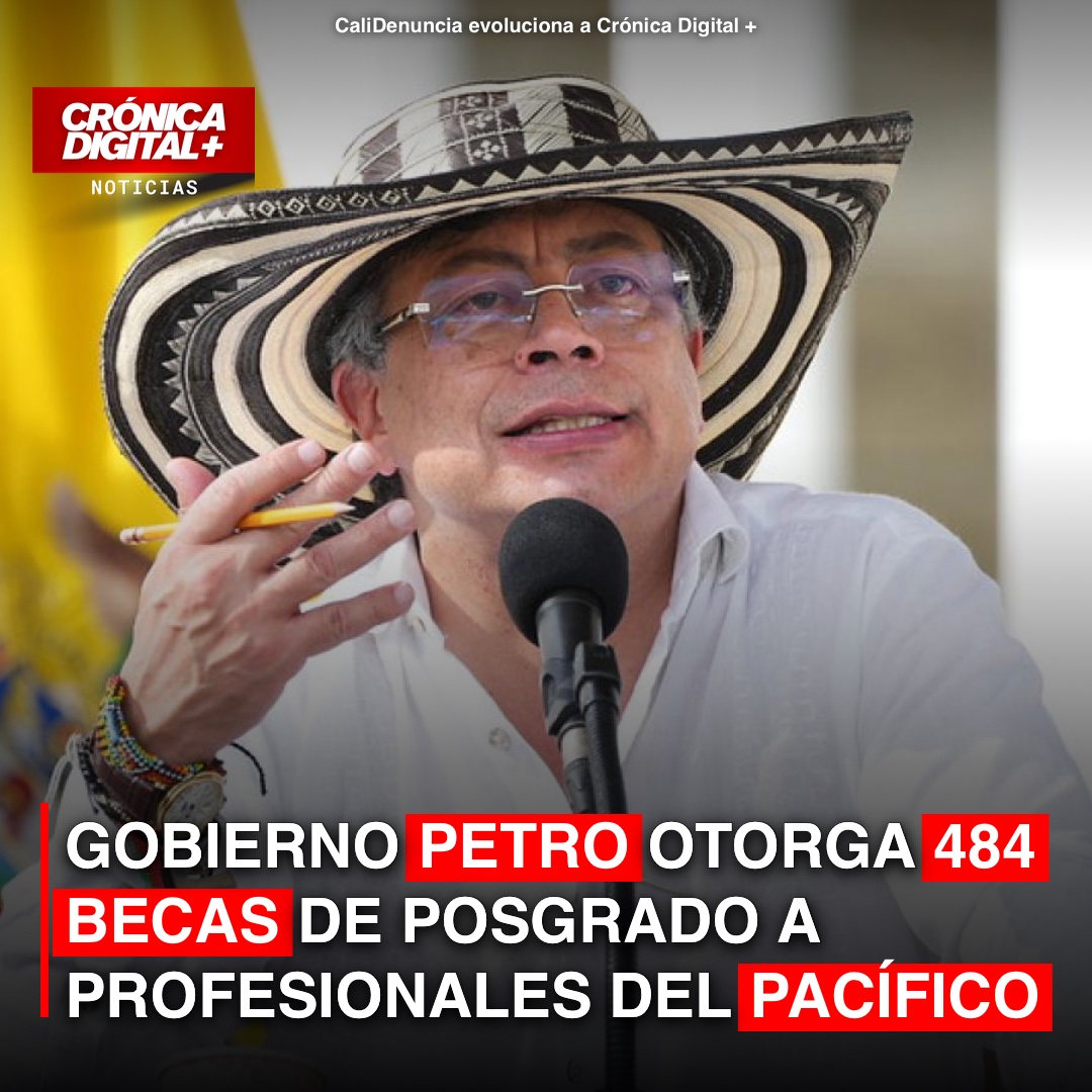GOBIERNO PETRO OTORGA 484 BECAS DE POSGRADO A PROFESIONALES DEL PACÍFICO